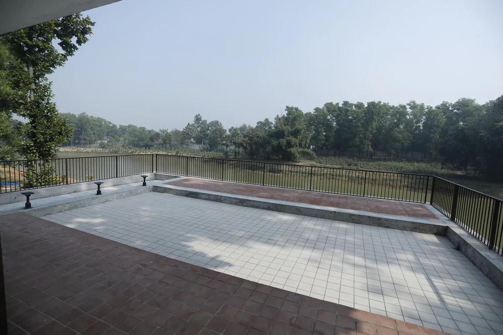 Open lakeside balcony at Bilashmoni